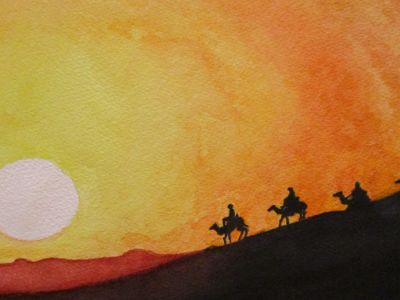 Tricia Duncan - Caravan - Watercolour