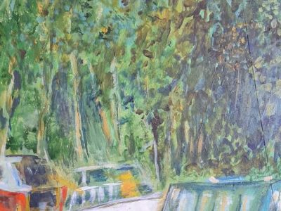 Margaret Carruthers - Acrylic on board - Summer Reflections