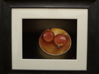 Shena Pyke - Pomegranates in a gold dish